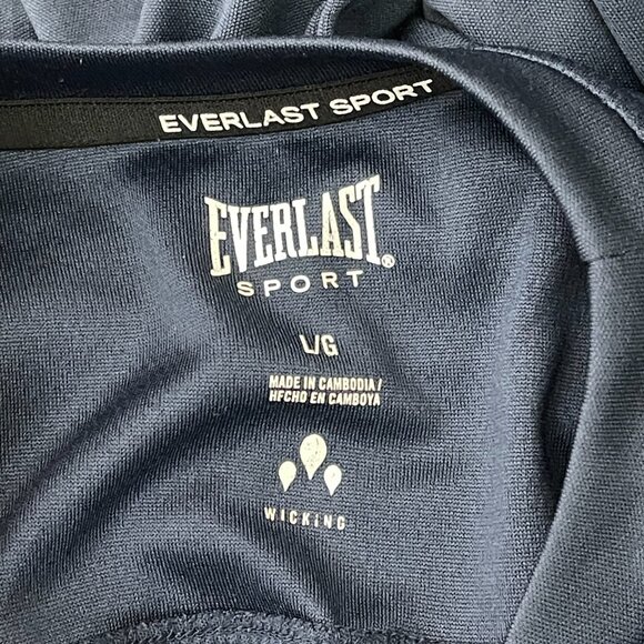 EVERLAST SPORT SLEEVELESS BLUE LARGE SHIRT - Picture 9 of 9